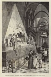 Italy - Tomb of Canova, in the Church of Santa Maria Gloriosa dei Frari, Venice