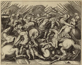 Judas Maccabeus defeating the Seleucids