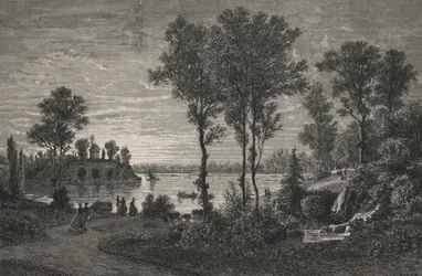 The Lake of Gravelle, in the Bois de Vincennes