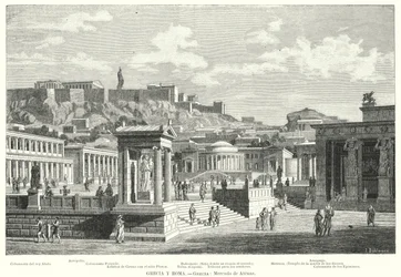 Market of Athens, Ancient Greece