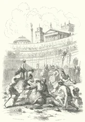 Martyrdom of the first Christians at the hands of the Romans