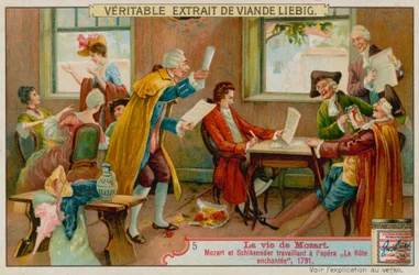 Mozart and Schikaneder Work on The Magic Flute