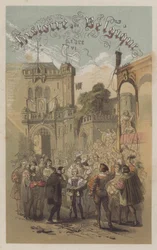 Philip the Handsome, Duke of Burgundy, winning a crossbow shooting competition