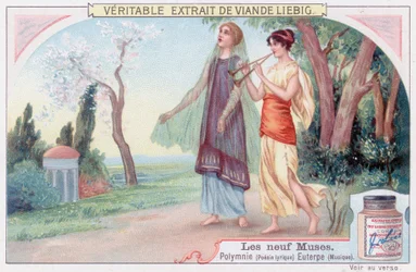 Polyhymnia (Lyrical Poetry) and Euterpe (Music)