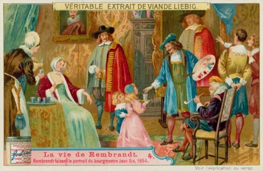 Rembrandt Paints the Picture of Jan Six