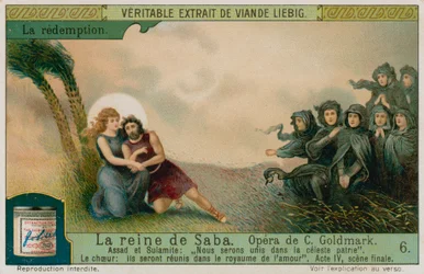 Reunion of Sulamith and Assad in the desert