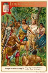 Scene from The Deerslayer, by James Fenimore Cooper