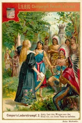 Scene from The Deerslayer, by James Fenimore Cooper