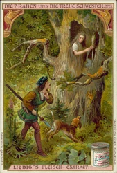 Scene from The Seven Ravens, Brothers Grimm Fairy Tale