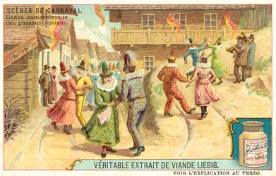 Styrian peasant carnival dance, Austria