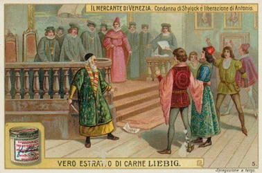 The Arrest of Shylock and the Release of Antonio