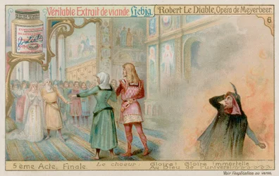 The Wedding of Robert and Princess Isabelle While Bertram Descends to Hell