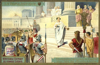 Victor visiting the Capitol to make offerings to Jupiter, Ancient Rome