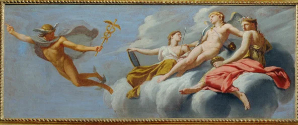 Amor orders Mercury to proclaim his power to all the world
