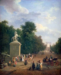 The Entrance to the Champs-Élysées, c1804-1836
