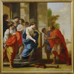 During His Search for Polia, Poliphilo is Received by Philtronia at the Three Doors