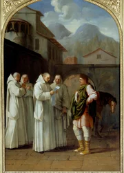 Saint Bruno Receives a Message from Pope Urban II