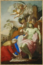 Saint Sebastian Tended by Saint Irene