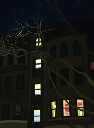8th Avenue At Night