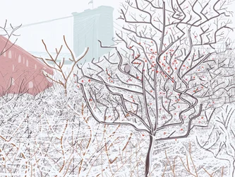 Bird In Snow, Brooklyn Bridge Park