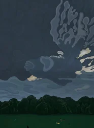 Dusk and Clouds, Prospect Park, Brooklyn