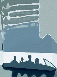 Shadow of Car and Passengers on Hotel Façade, c. 2020-24