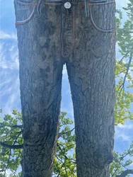 Upside Down Tree as Blue Jeans