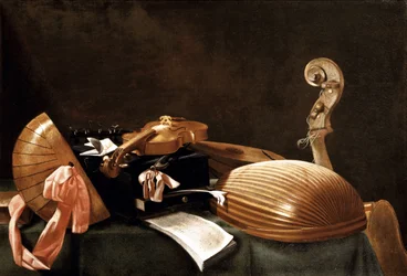 Still Life with Musical Instruments, c. 1650