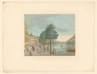 View of the Herengracht at the Spiegelstraat in Amsterdam