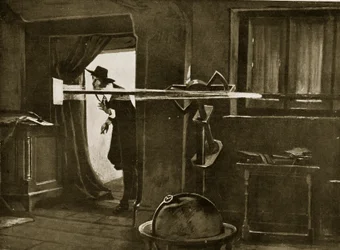 Jeremiah Horrocks in His Observatory, Illustration from 