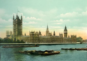 The Houses of Parliament, c1900s