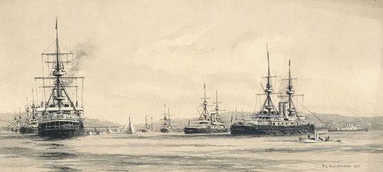 The Channel Squadron at Lamlash: The Sailing Regatta 1901