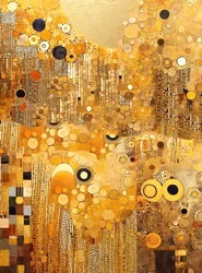 Vertical Abstract Golden Background Design, Fine Art Prints