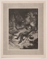 Illustration to C. Hauch, "The Beloved"