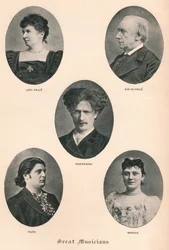 Great Musicians - Plate X., c1880, 1895