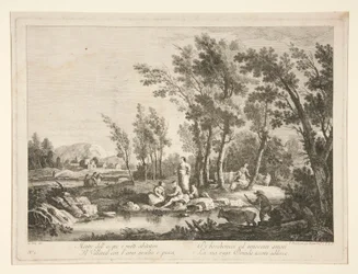 Landscape with Ruins, from a Series of 4