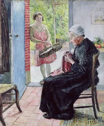 At the Thatched Cottage, 1921