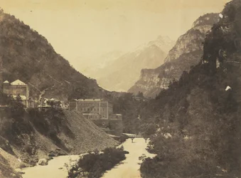 Eaux-Chaudes, Pyrenees verso, c. 1855