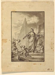 Design for an Illustration: "Architecture", 1760-89