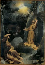 Saint Francis of Assisi receiving stigmas