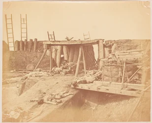 Interior of the Taku Fort