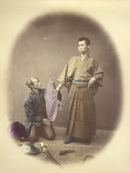 [An Officer and his Attendant]