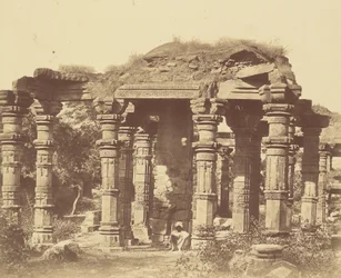 Exterior of the Hindu Temple in Kootub