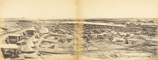 Interior of Pehtang Fort Showing Probyn