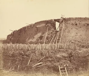 Interior of the Angle of North Fort Immediately after Its Capture