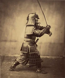 Japanese Warrior in Armour, 1865-7