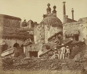 The Mine in the Chattar Manzil Exploded by the Enemy at the First Attack of General Henry Havelock