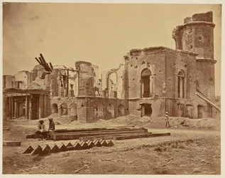 The Residency From the Front, Showing the Room in Which Sir Henry Lawrence Was Killed