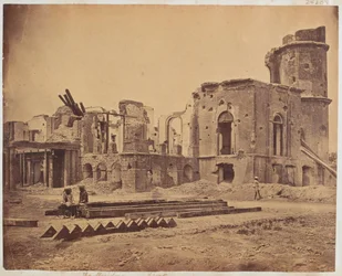 The Front of the Residency, Lucknow, 1858