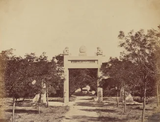 Tomb Near Palichian, the Scene of the Commencement of the Attack on September 21, 1860